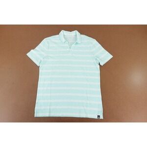 Southern Tide Men's Small Green White Sun Farer Summertree Stripe Polo Shirt